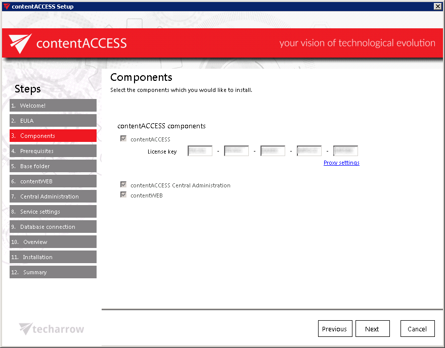 proxy settings