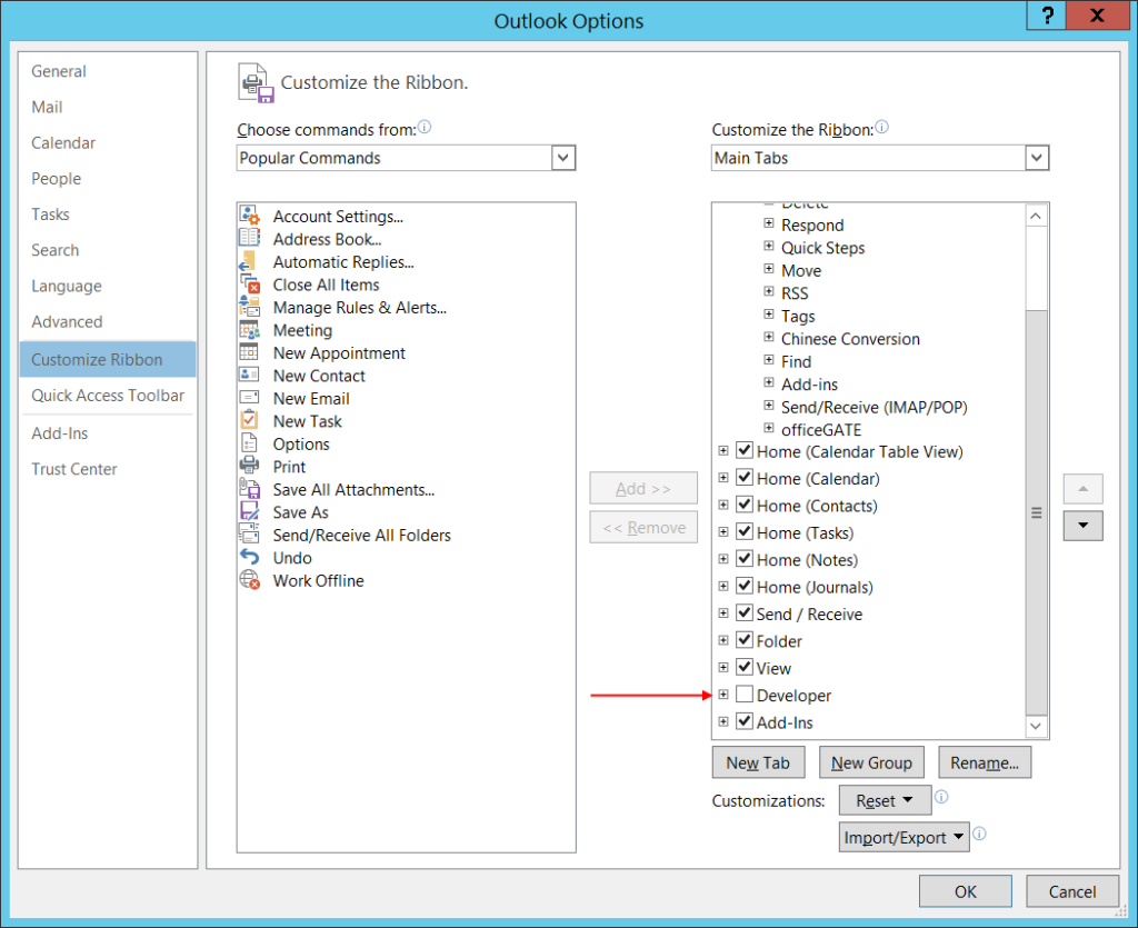 Outlook forms Installation Manual 3.3 TECHARROW Documentation Center
